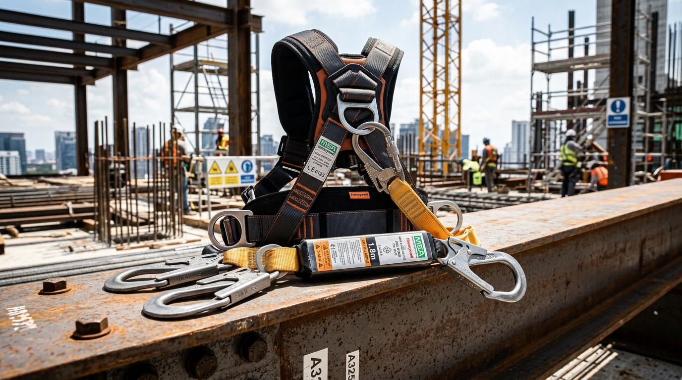 NR-35 e Trabalho em Altura: Como Escolher Cintos Paraquedista e Talabartes com ABS